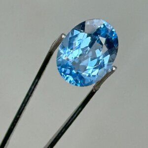 Cool Water Blue Aquamarine Gem